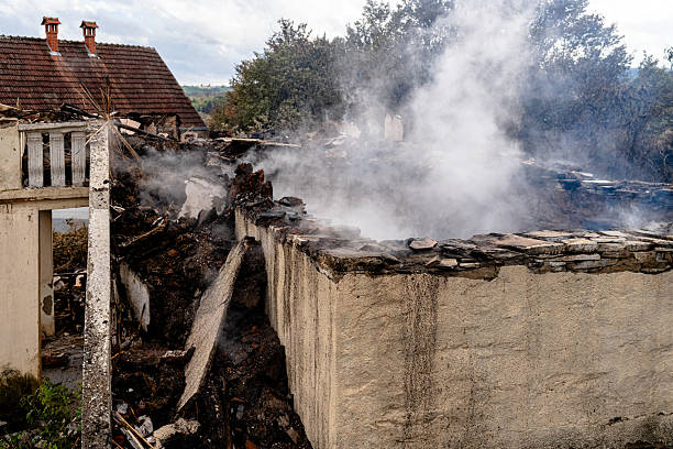 Professional Fire Damage Restoration technician working in Elkins Park, PA